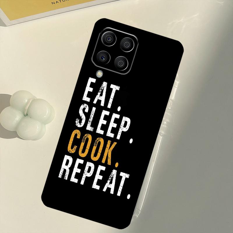Cooking Chef For Samsung Galaxy M33 M13 M14 M12 M32 M52 M31 M55 M15 M11 M21 M35 M53 M34 M54 M06 M16 Case