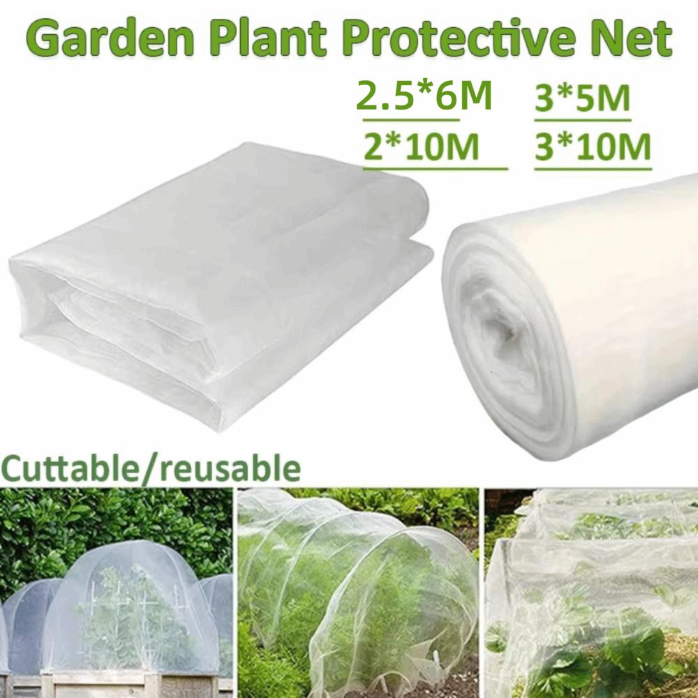 60 Mesh Plant Insect Protection Net Cuttable Bird Barrier Screen Fruit Protective Netting Flower