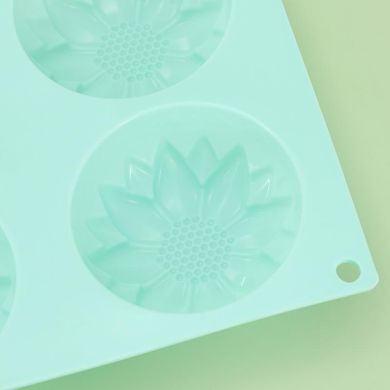 Sun Flower Silicone Fondant Cake Mold Sunflower Jelly Ice Tray Chocolate Decoration For Baking Tool Silicone Cake Decor Moulds