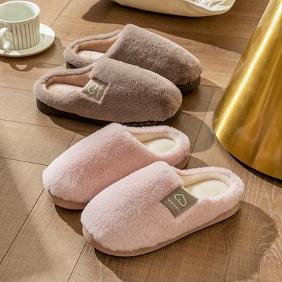 Zapatillas de algodón Cixi para primavera y otoño uso interior invierno hogar antideslizantes y cálidas invierno felpa personalización
