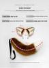 Mehrfarbiges Kunstfuchs-Ohren- und Schwanz-Cosplay-Set