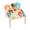 Educational Wooden Toy Blocks With Letter And Number Recognition For Toddler Learning Activities