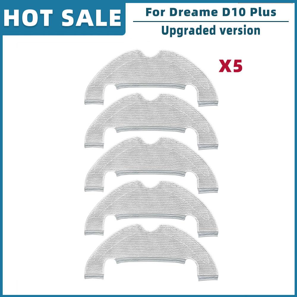 Replacement For Xiaomi Dreame Bot D10 Plus RLS3D Robot Vacuum Cleaner Spare Parts Main Brush Side Brush Hepa Filter Mop Dust Bag