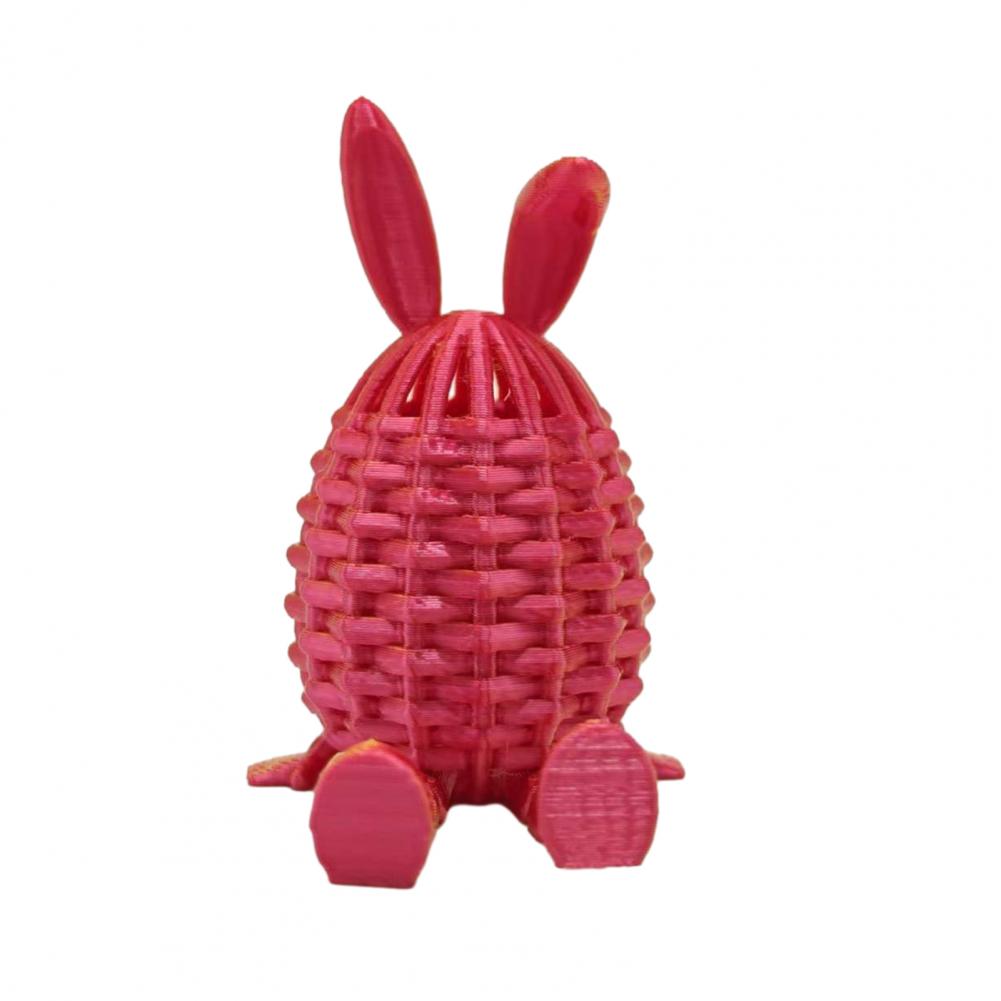 Easter Egg Decorations 3d Printed Easter Eggs Flexible Articulated Bunny Decor Easter Basket Stuffers Party Supplies Easters Gif