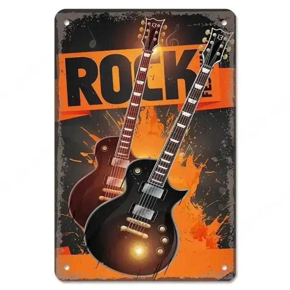 "Let The Music Be Your Master" Music Theme Metal Panel Wall Decor