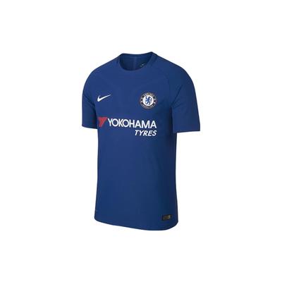Nike Chelsea Football Club Local AU Edición Jugador Logo Letra Cuello Redondo Manga Corta Raglán Camiseta Hombre camiseta Azul Oscuro 905518-496
