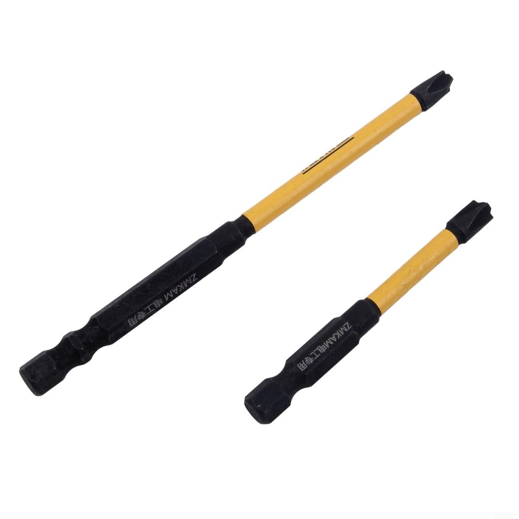 Screwdriver Bit 6.35mm Shank Black&yellow For Electric Drills