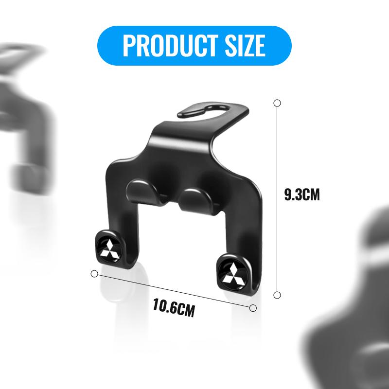 Car Seat Headrest Hook multifunctional Storage Mobile Phone Holder For Mitsubishi Asx Lancer Outlander Pajero Ralliart Accessories Car Styling