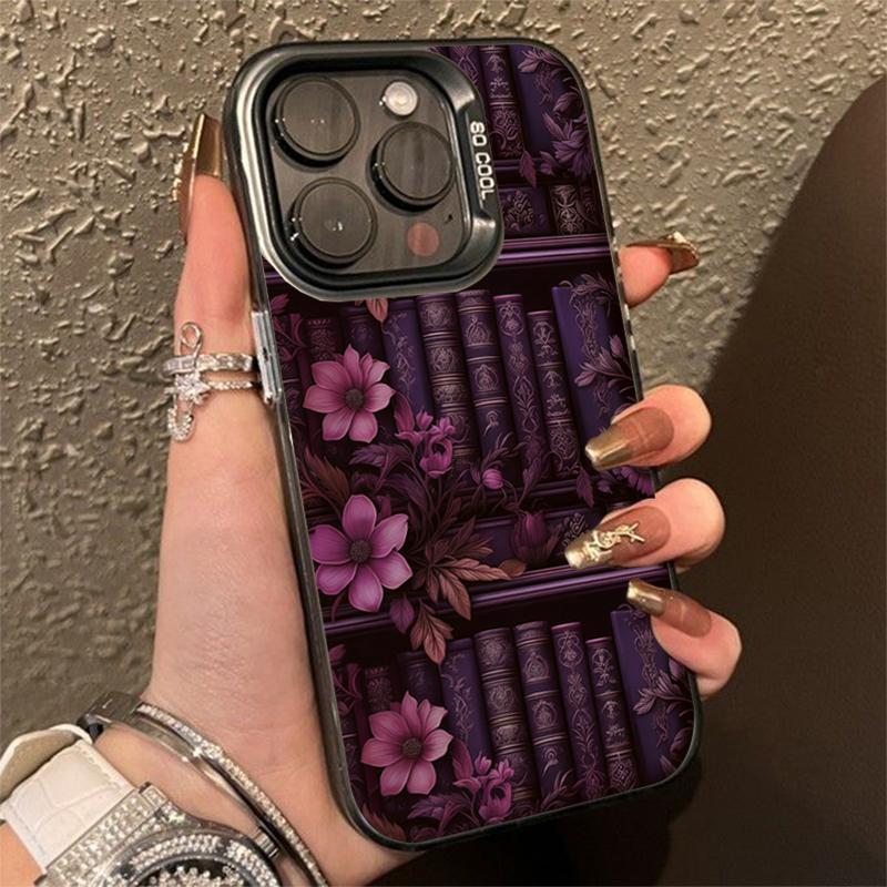 Kreativní knihovna Elektroplátovaný IMD pouzdro pro Samsung Galaxy A06 A16 A23 A26 A34 A36 A55 A56 S25 S24 S23 S22 Ultra Plus FE Kryt