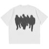 Oversized Shadow Cotton Harajuku Goth Y2k Streetwear Tops Short Sleeve Korean Fashion Hip Hop Aesthetic Clothing