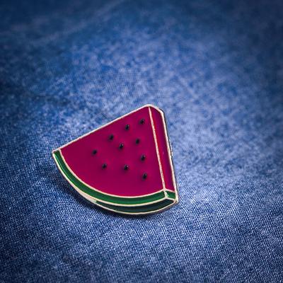 Kreative süße Wassermelonen-Broschen, Cartoon-Obst, Emaille-Abzeichen, Jacke, Hemd, Taschen, Anstecknadeln, Kleidungszubehör, Geschenke