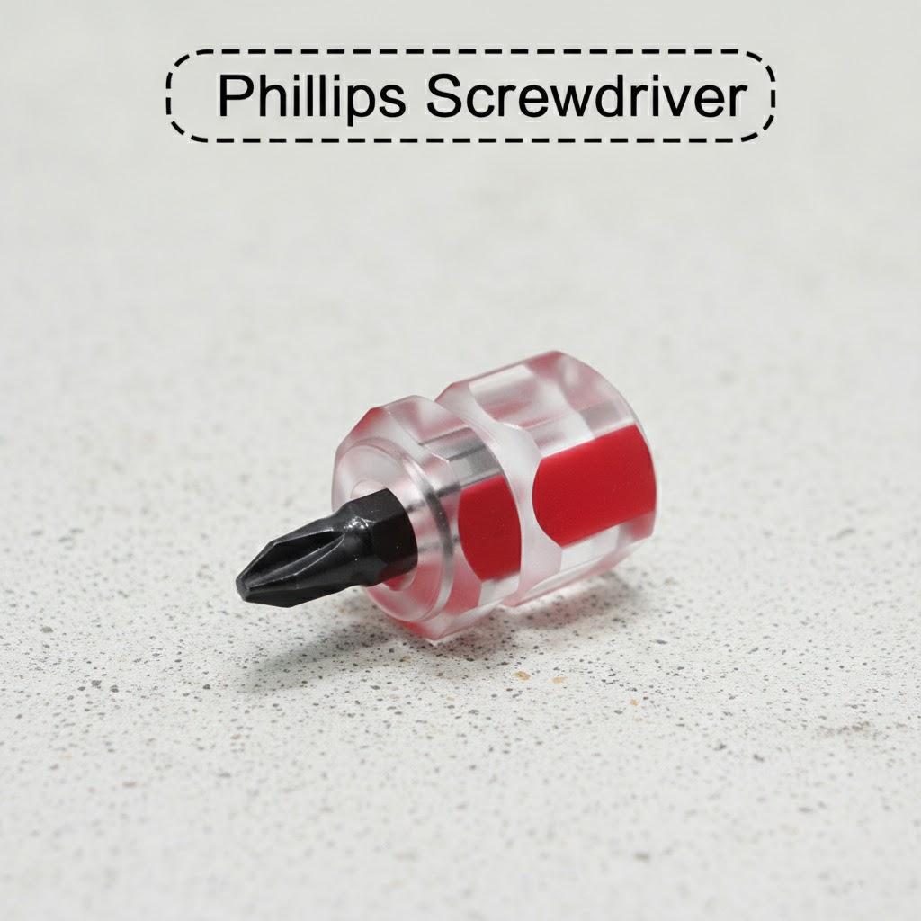 

Portable Precision Screwdriver Set Transparent Handle Phillips Slotted Home DIY Repair Hand Tools Kit with Magnetic Tips