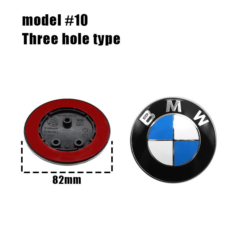 1Pc 82mm 74mm car Front Hood Emblem rear boot trunk logo For BMW M G20 G32 G11 X3 X5 X4 X6 X7 G30 G12 F40 F30 X1 Accessories QU3