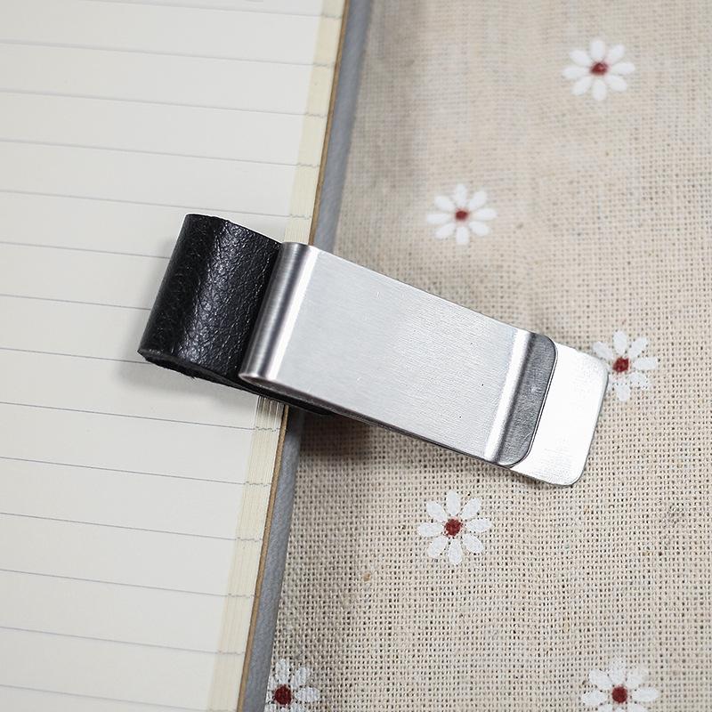 Retro Brass and Stainless Steel Pen Clip for TN Travel Notebooks