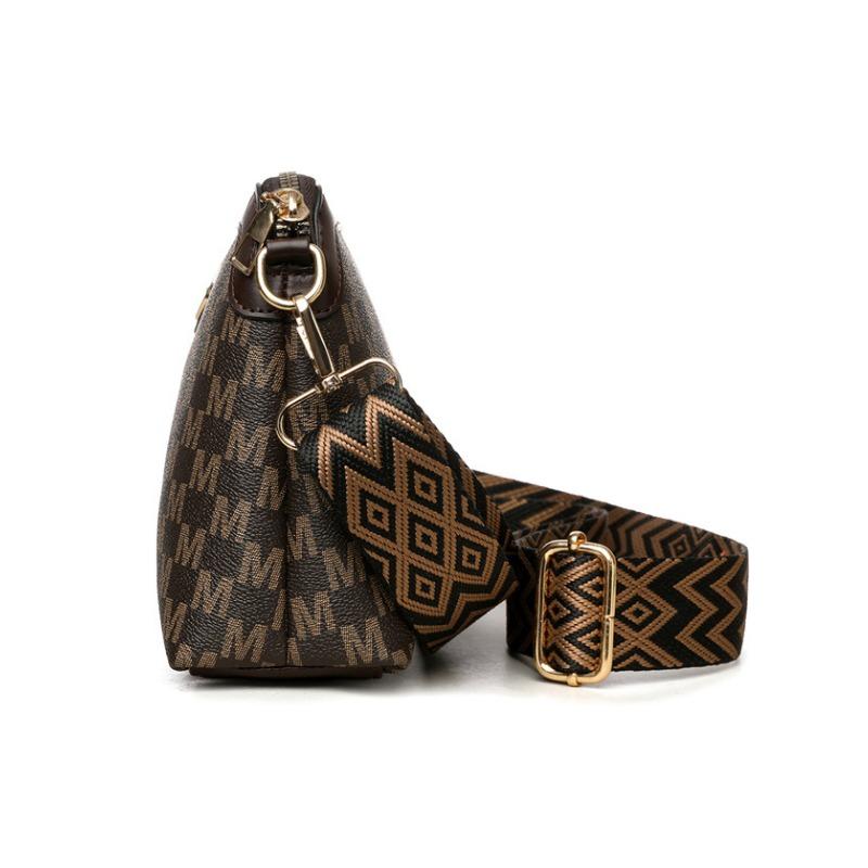 Retro Printed Single Shoulder Crossbody Women's Bag