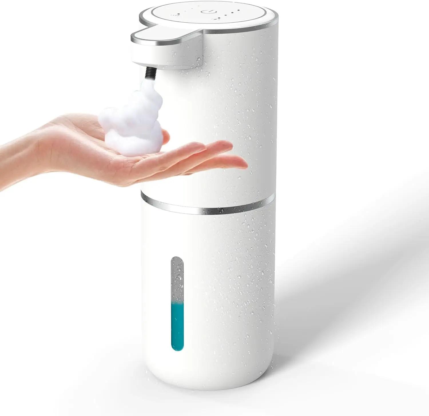 

Automatic Touchless Foaming 380ml USB Rechargeable Electric 4 Level Adjustable Foam Soap Dispenser белый