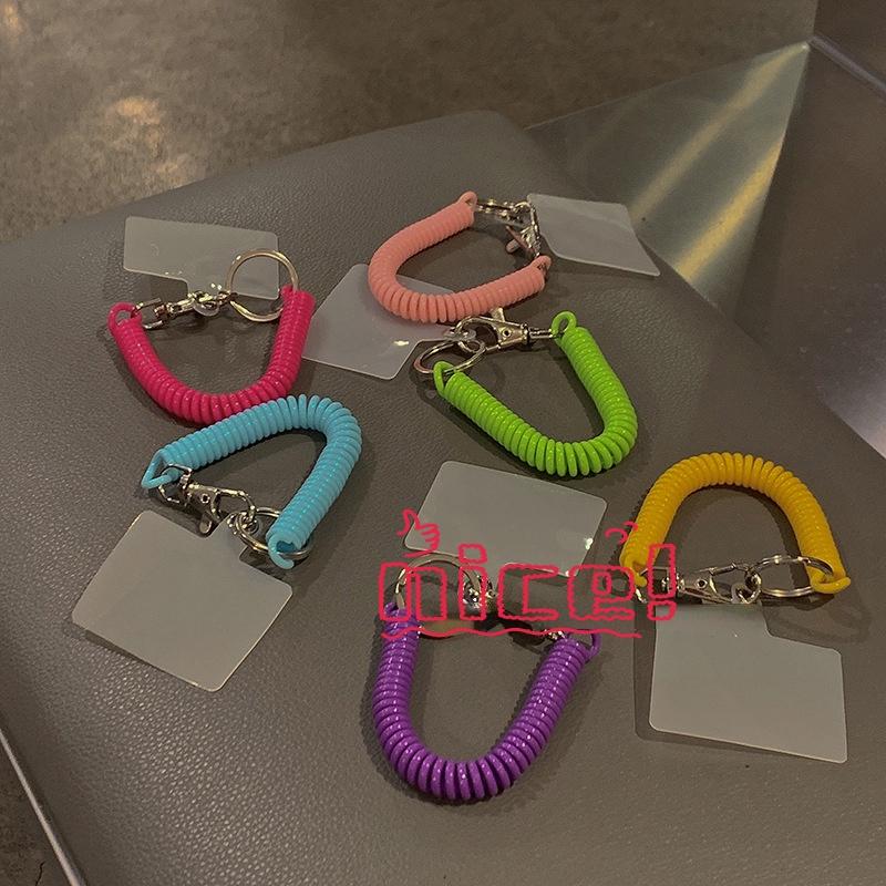 

1 ПК Универсальный телефон Ремешок Ins Конфеты Цвет String Shaped Card Мобильный телефон Ремешок Анти-потерянный телефон Веревка Телефон Аксессуары Airpod Аксессуары
