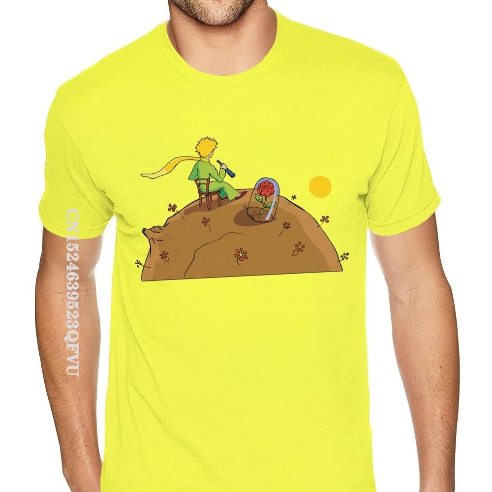 

Крутая футболка унисекс, хлопковая футболка «Маленький принц», негабаритная футболка с аниме на заказ, унисекс, футболки Kawaii для парня на день Святого Валентина 3XL