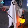 Morytrade Geisterponcho Cosplay Geist Halloween Umhang Einfach Anziehen Kostüm Kinder (130cm)