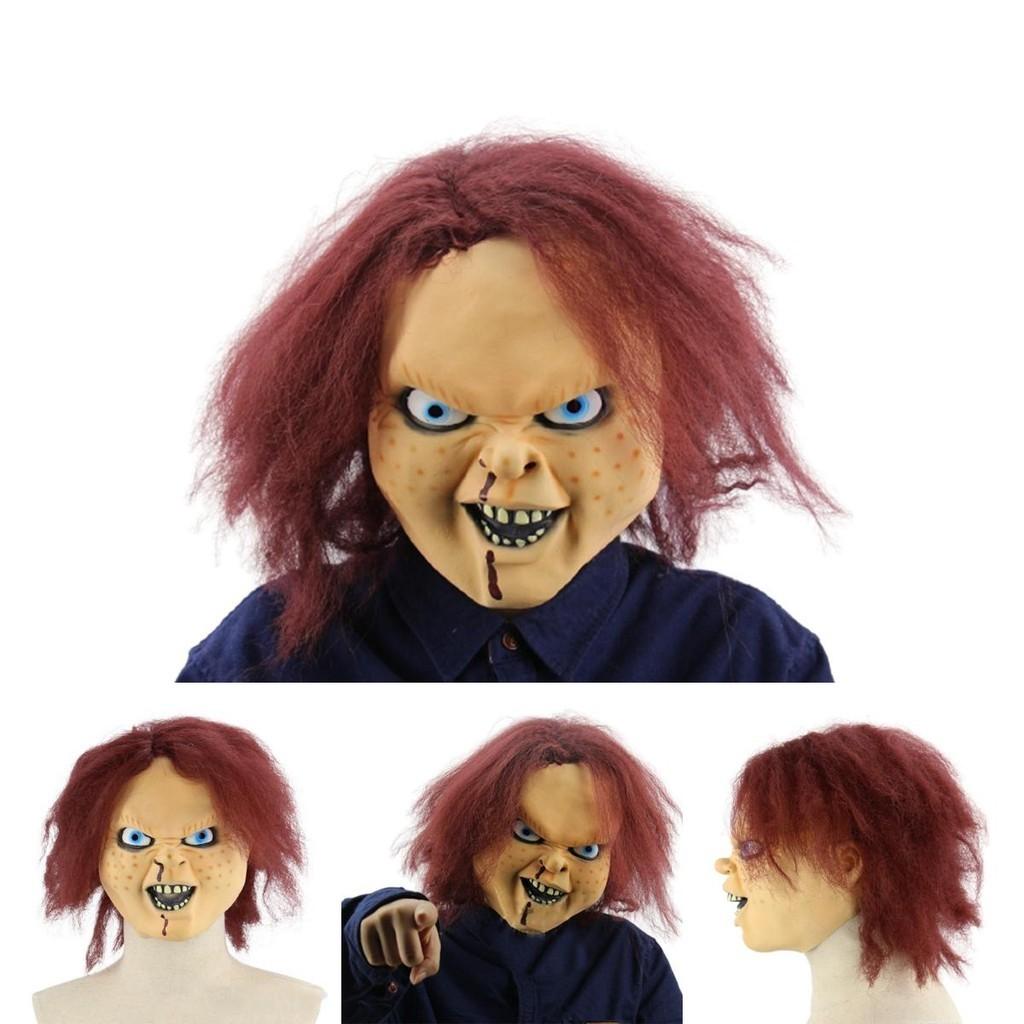 Halloween Horror Latex Headgear Lightweight And Breathable