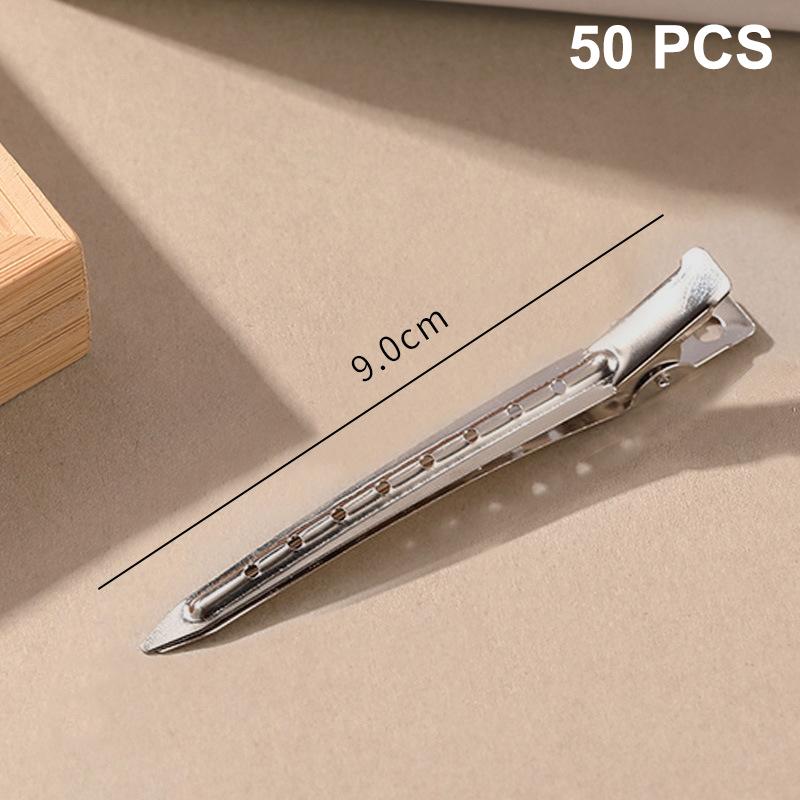 50Pcs Simple Versatile Alloy Hair Clips Headwear Hair Accessories Hair Root Fluffy Hairpins Seamless Bangs Clips