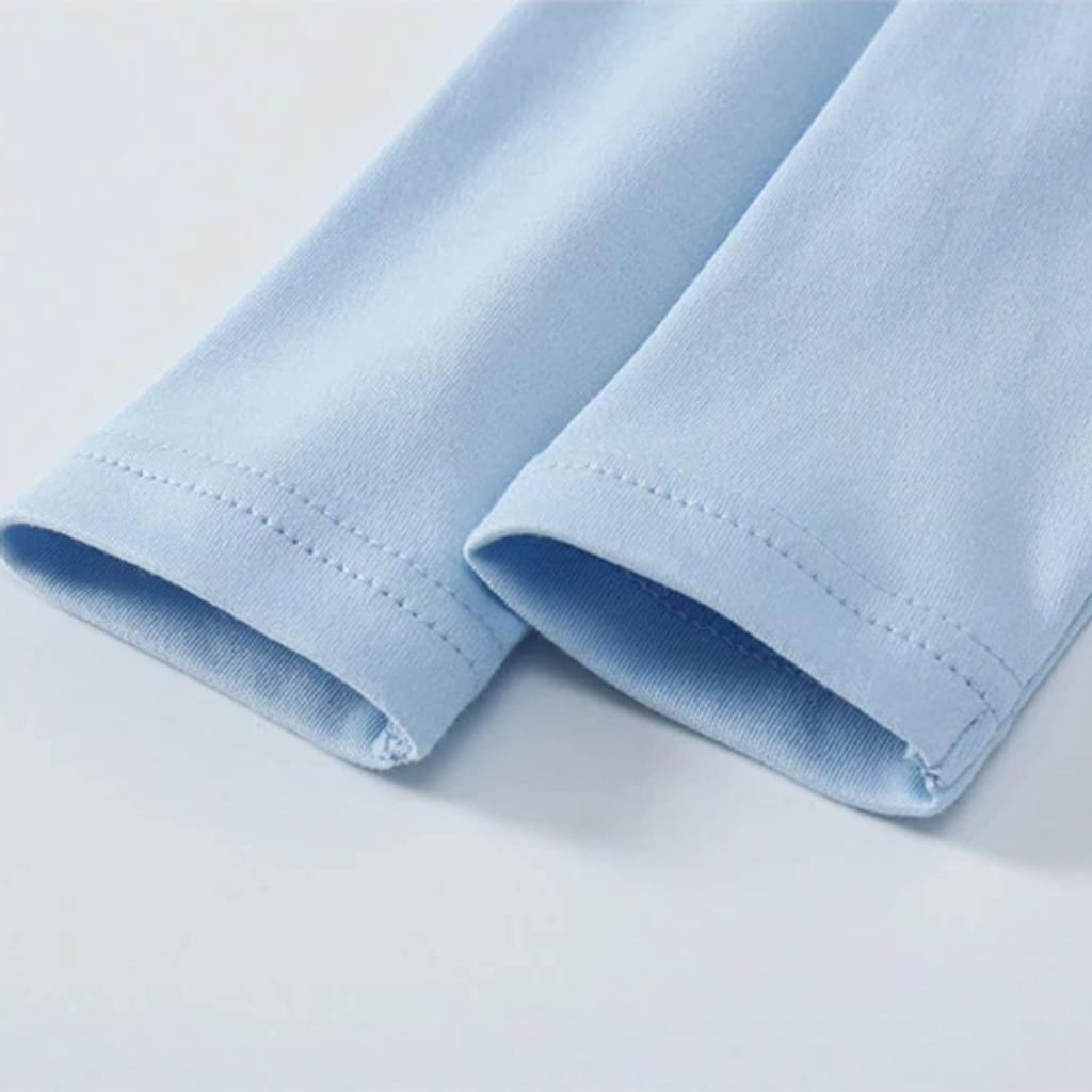 Jumpsuit Romper Baby Boy Boy Clothing Long Sleeve Newborn Spring Casual Round Neck Colorful Years Cotton 9296 Blue [Misia Luxury] Children's 0-2