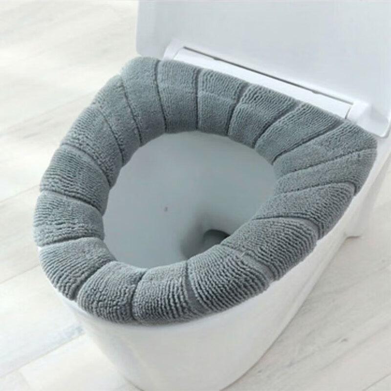Nordic Style Plush Washable Toilet Seat Cover