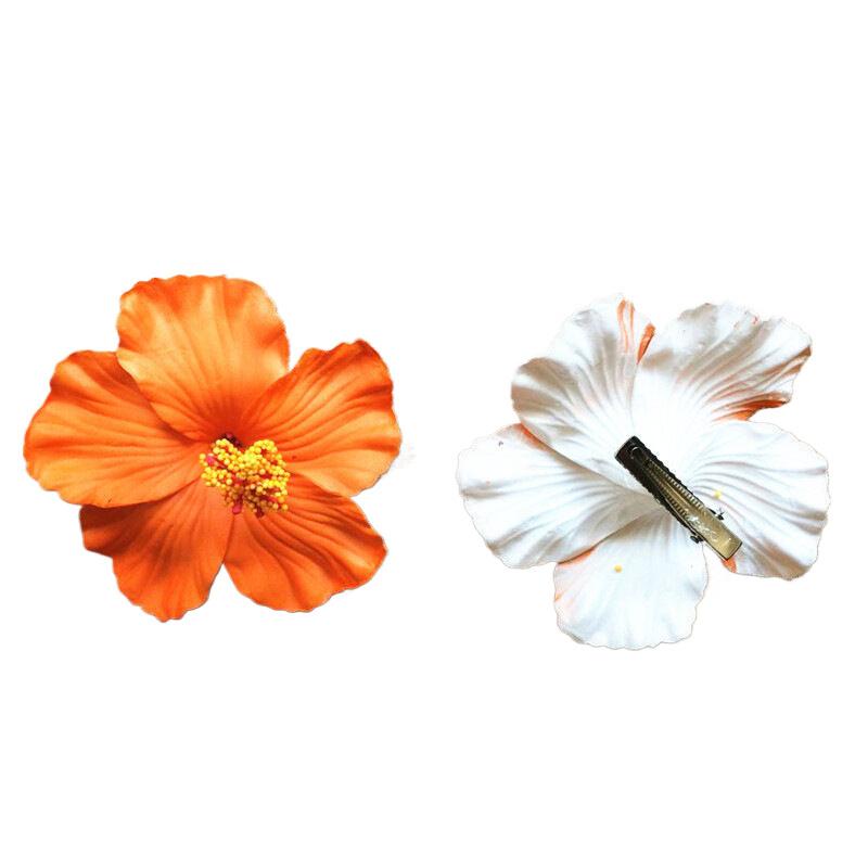 Hawaiian Colorful Flower Hair Clip For Women Girls Romantic Bohemian Flower Side Bangs Clip Bb Hair Clips Hair Accessories
