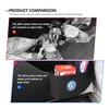 WET1 Leather Car Door Storage Box Phone Pocket Hanging Organizer For Volkswagen VW Scirocco Passat Polo B5 B6 B7 CC Tiguan Sharan
