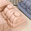 Creative 9-Tank Design Cake Mold Silicone Flexible Pudding Cup Mold Easy Release Food Grade Ice Cube Tray Ice Making