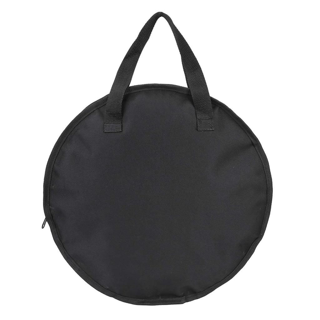 Tragbare 14-Zoll Übungspad-Tasche für Schlagzeug-Dämpfer, Schwarzes Oxford-Gewebe, Tragetasche, Koffer