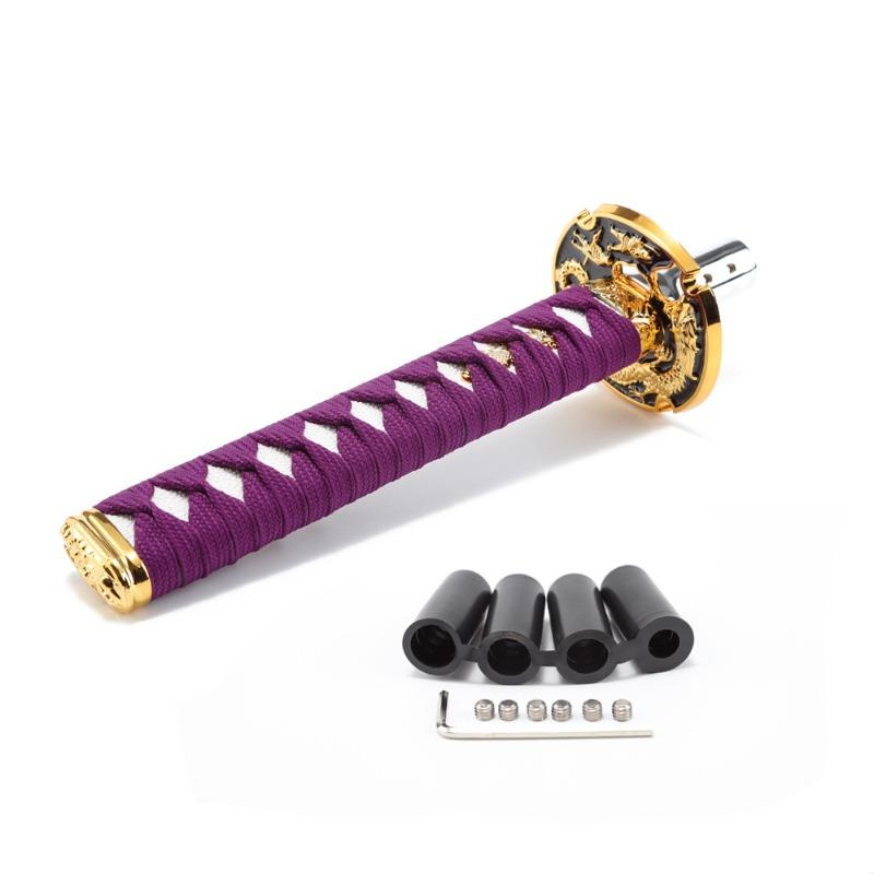 Universeller Auto-Schaltknauf aus Aluminiumlegierung - Katana-Schalthebelknauf JDM Racing Style Schalthebel für Schaltgetriebe