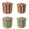 Spacious Rattan Weave Clothes Container Easy To Carry And Clean Ventilated Dirty Clothes Bin For Daily Use