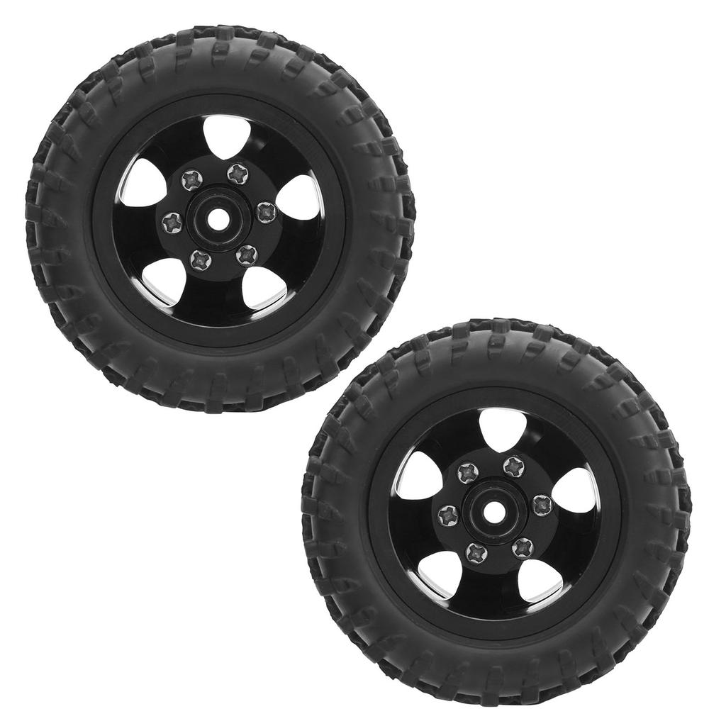 2pcs 52mm Aluminum Alloy Rr Tire Replacement Parts Fit for WPL D12 1/10 RC Truck (009)