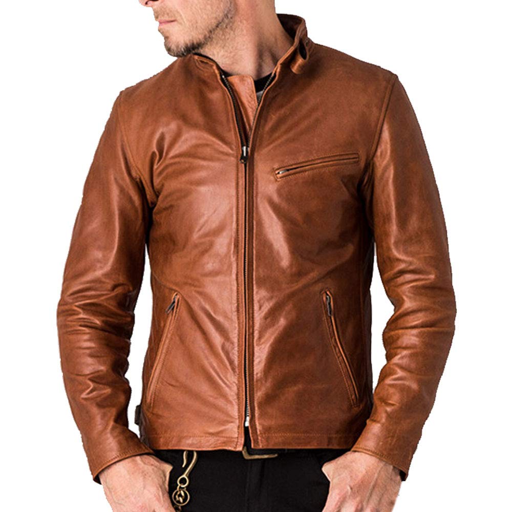 Single Riders Single Riders Jacket SRS01A LL Size Pull Up Brown [Liugoo Leathers] Men's