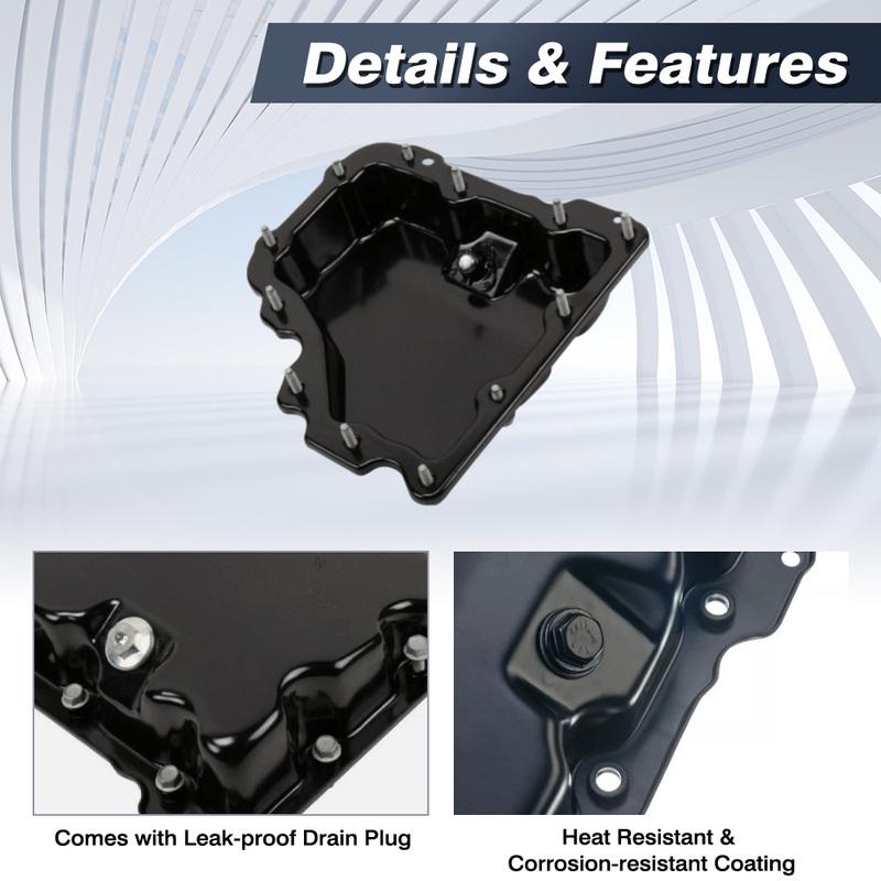 For Chevrolet Cruze 1.4L 2016 2017 2018 12637773 Engine Oil Pan Sump with Drain Plug 264622,