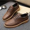 Men's Leather Casual Shoes Classic Business Dress Shoes New Comfort Flats Lace Up Oxford Shoes for Men Designer Loafers Zapatos