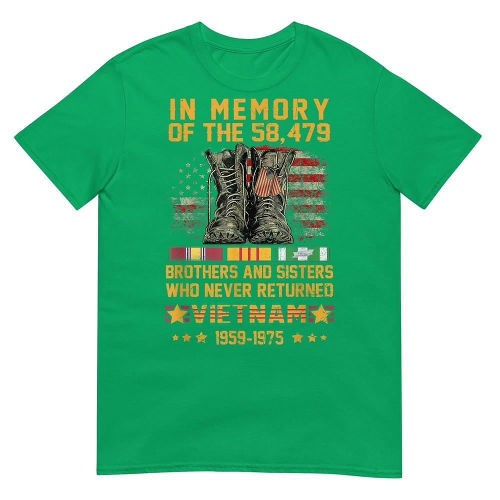 In Memory Of The 58479 Brothers And Sisters Vietnam Veteran Tshirt