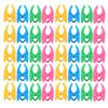 40Pcs Spool Fixing Clip Silicone Colorful Bobbins Clips for Sewing Thread Accessories