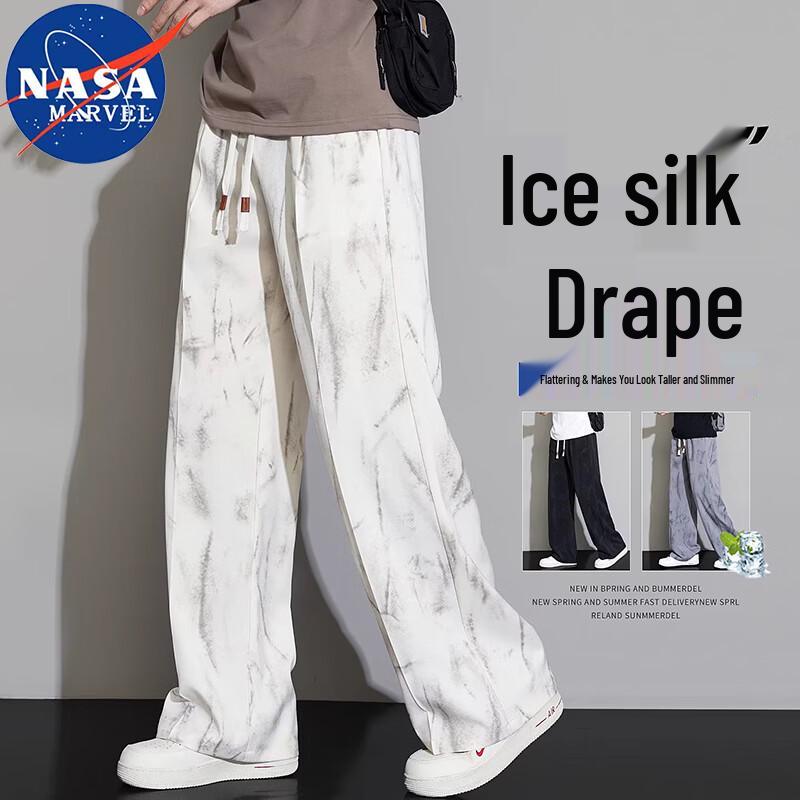 NASA MARVEL Men's Straight Fit Casual Trousers