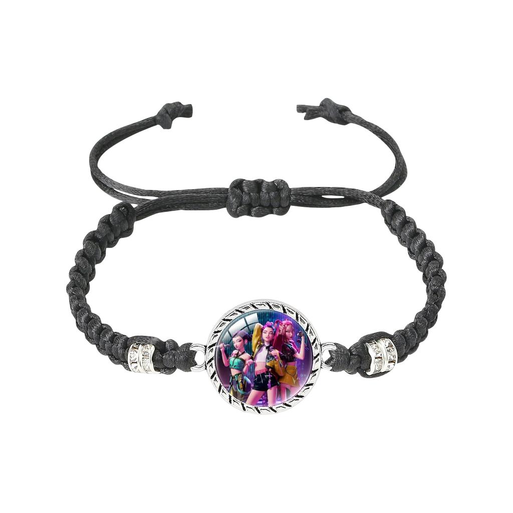 Gifts For Little Girls: Cosplay Costume Accessories, Two-tone Woven Bracelet, Wristband, Costume