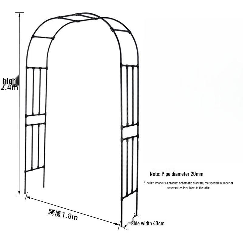 MOJY Garden Arch Trellis for Climbing Plants