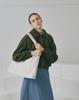 ACOCK Women's Padded Large Shopper Bag, Ivory