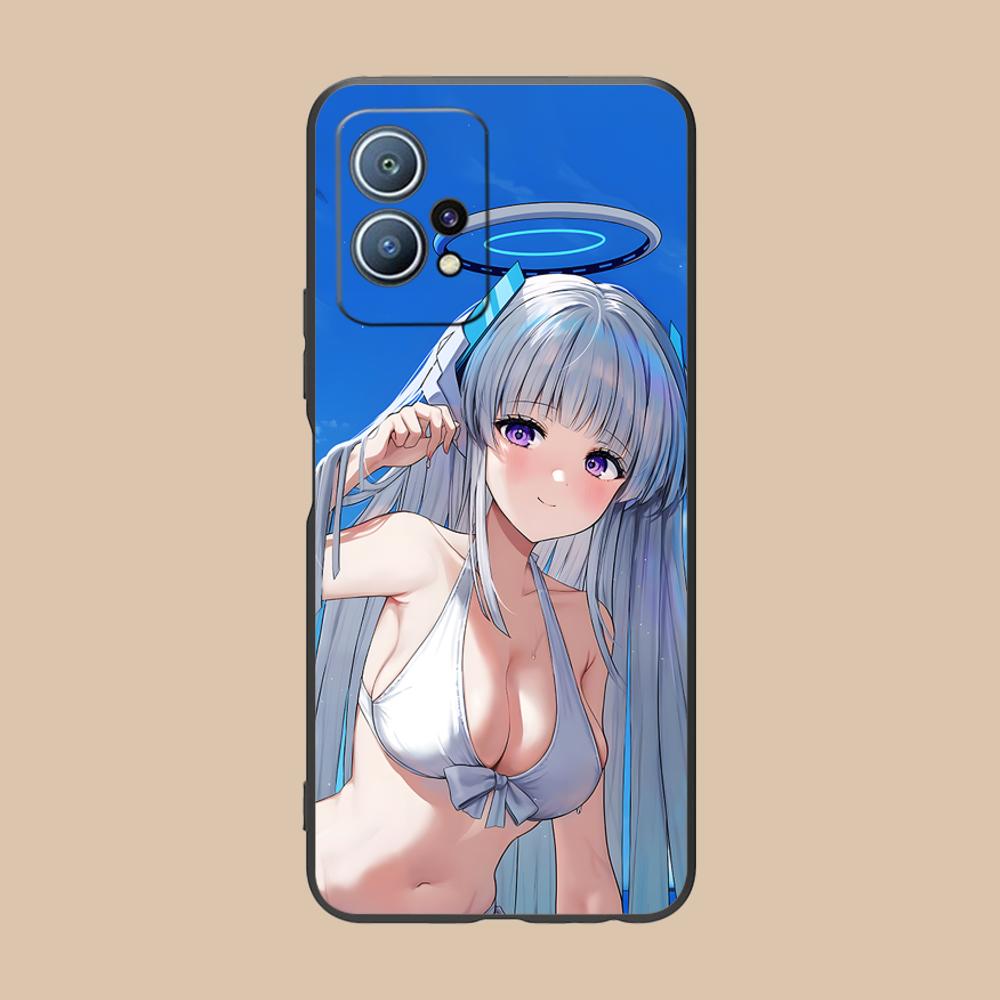 Blue Archive Ushio Noa Matte Mobile Phone Case for Huawei P60 P50 P40 Durable Heavy Duty Case*Lightweight Protective CaseColorful Printing Huawei P60