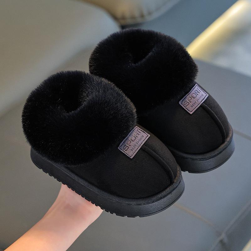Autumn/Winter Kids Cartoon Snow Boots & Non-slip Indoor Warm Slippers for Boys.