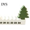 Walking Christmas Star Decor 3D Printed Countdown Calendar, 24-Day Moving Advent Seasonal Calendar Decoration for Kids Room Desk, Creative Holiday