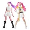 K-Pop Hunter Cossplay Girls Costume Pop Singer Halloween Costume Kids Dress Up Stage Suit