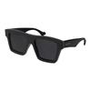Gucci Quadratische Sonnenbrille Mit Dunkelgrauen Gläsern Und Schwarzem Rahmen Herren Sonnenbrille GG0962S-005