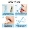 1Set Portable Manual Nose Hair Removal Kit for Men and Women, Washable 360 Degree Rotary Nose Hair Trimmer