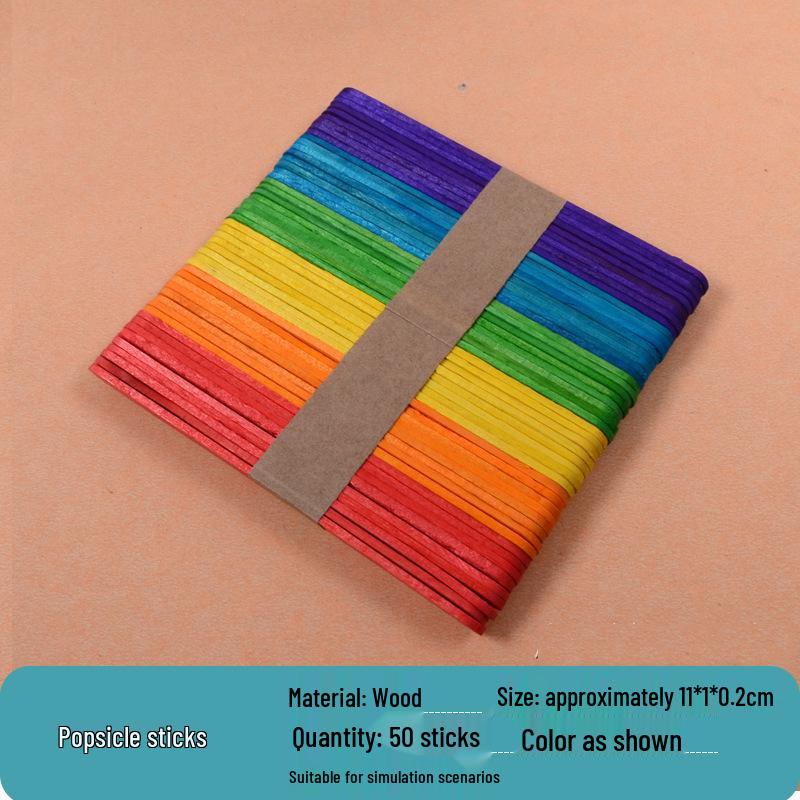 

Набор для поделок из палочек от эскимо ручной работы для детей - DIY Креативные материалы для деревянной модели